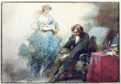 La Nuit de Mai, illustration from 
